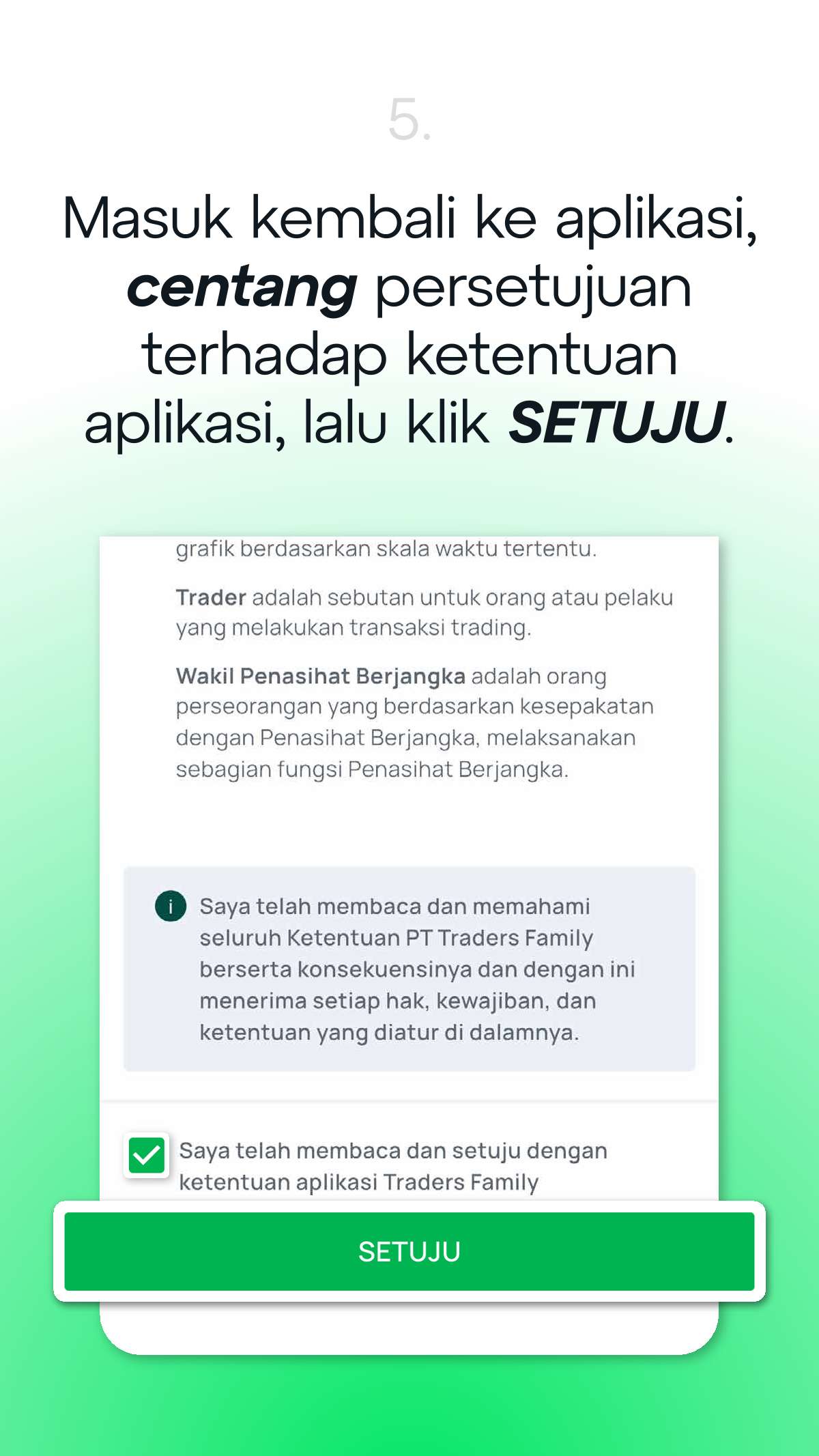 tap "Buat Signal"
