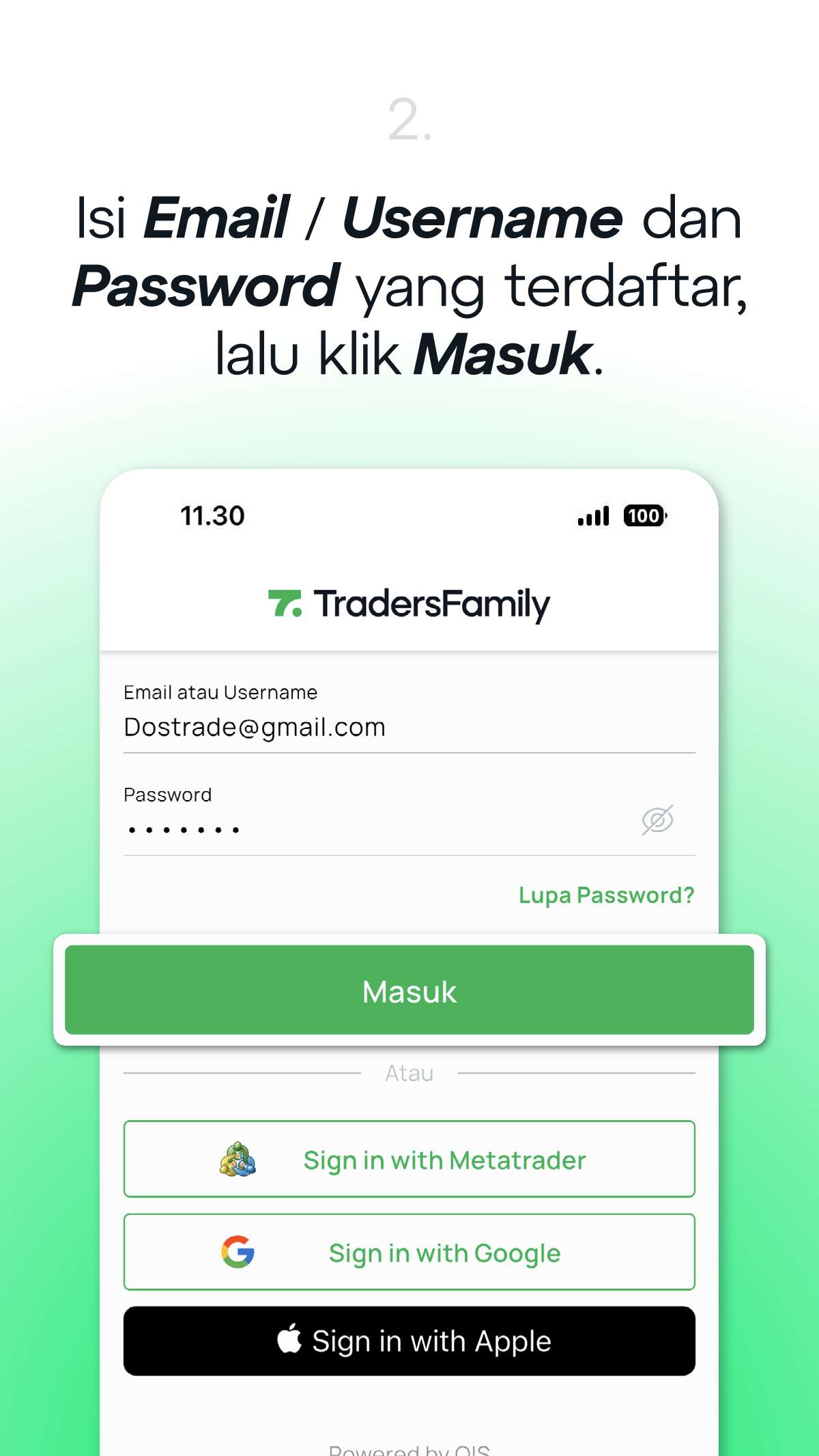tap "Buat Signal"