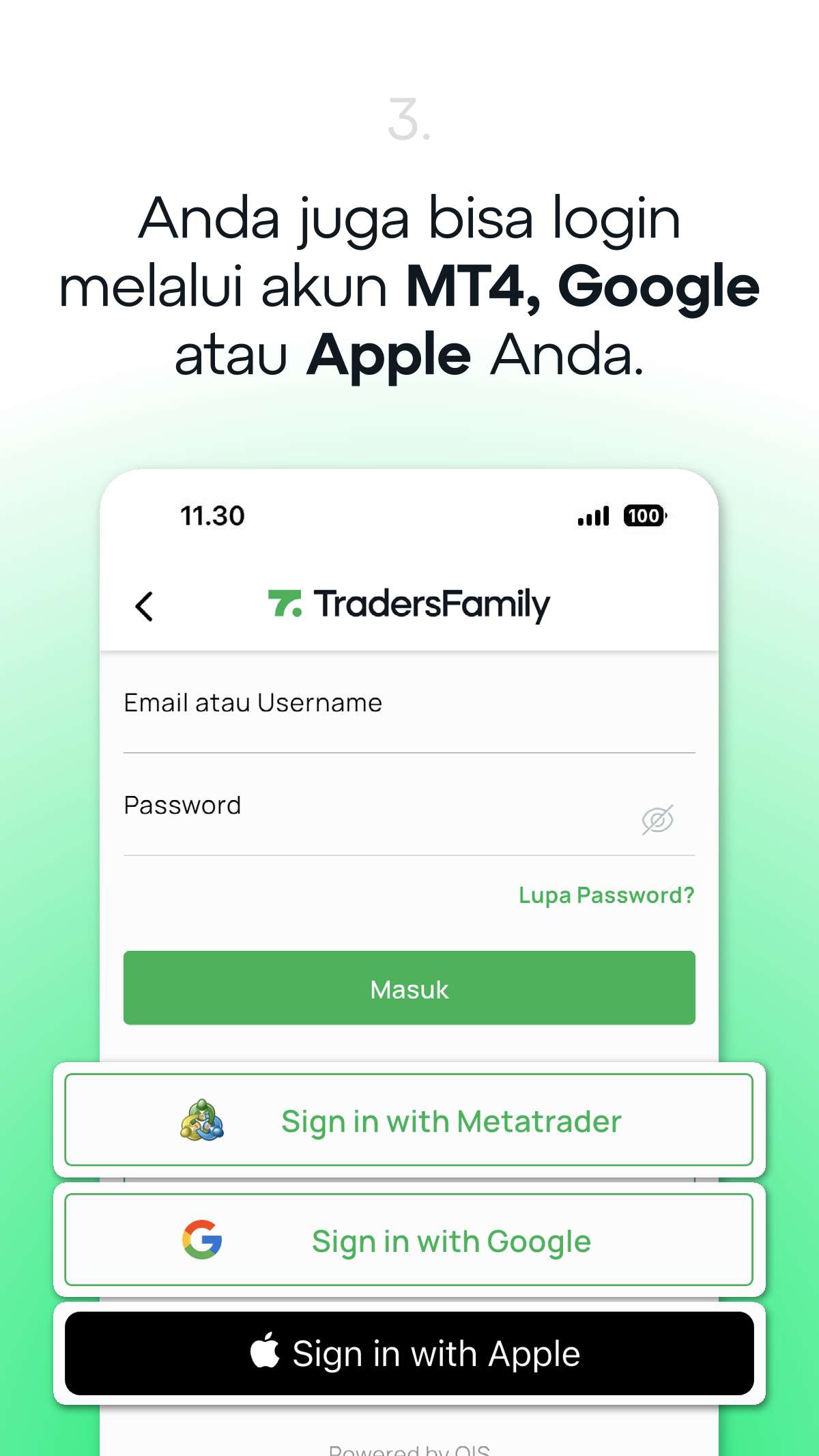tap "Buat Signal"